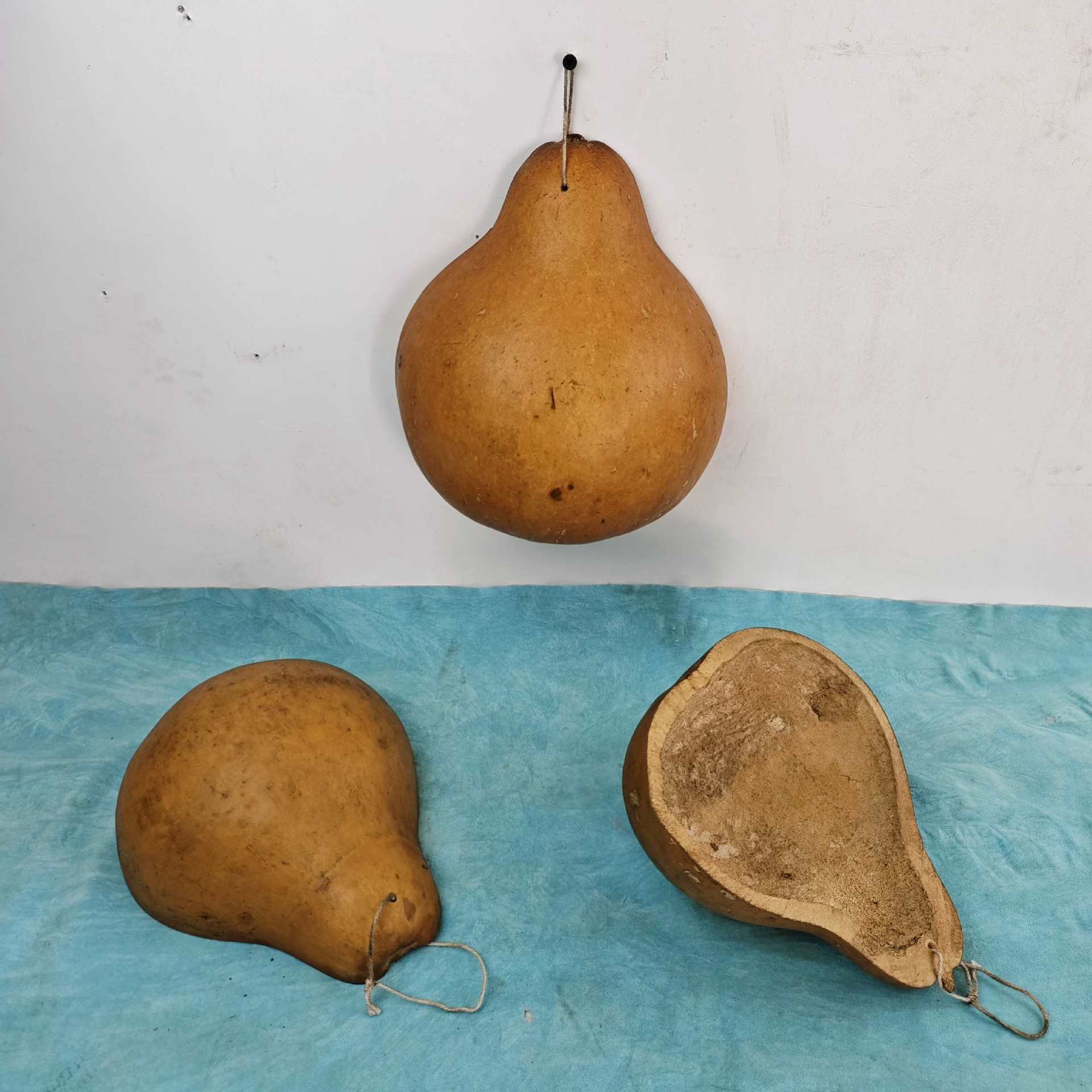 七八九十老物件旧物品葫芦水瓢摆件旧家具复古怀旧摆件展览品