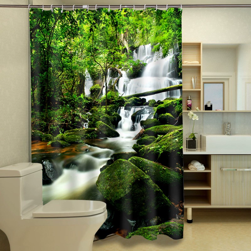Waterproof curtain, (Cross-border trading)