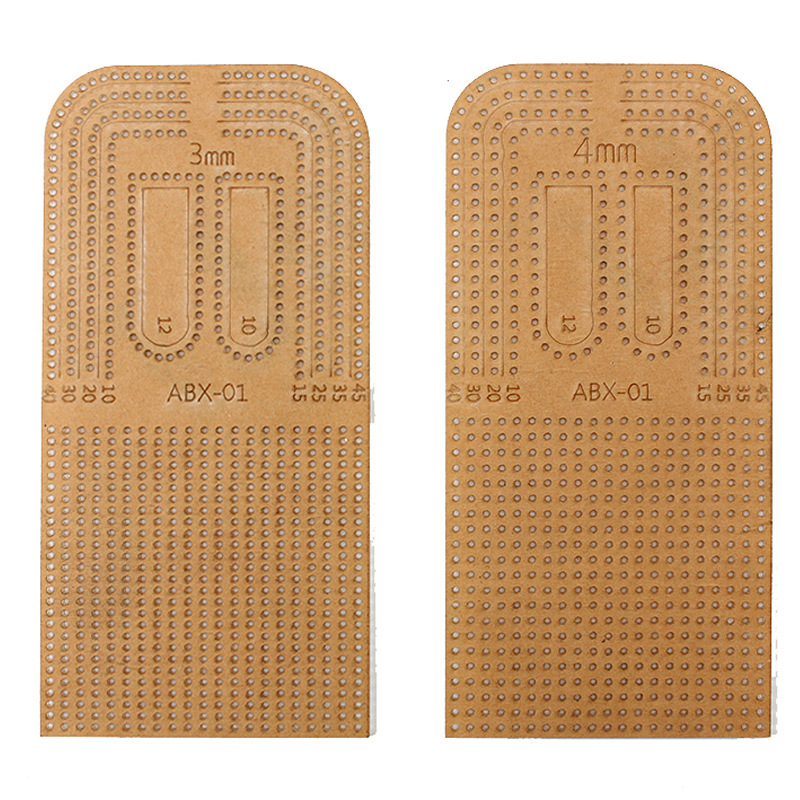 斩距尺 斩位计算尺  高透亚克力材料手工DIY皮革工具175*85mm4808