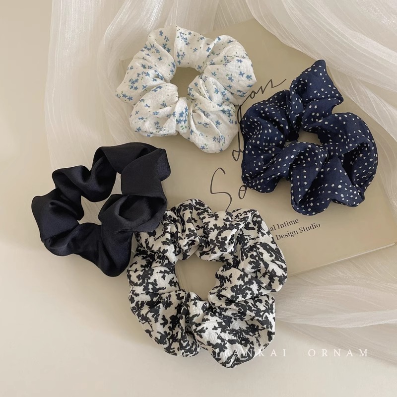 Anillo de cabello de alta sensación de intestino grueso temperamento femenino bajo cuerda de cabello de cola de caballo cuerda de cabello de alta elasticidad de banda de goma duradera