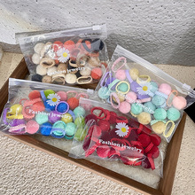 婴儿童发绳毛线球迷你发圈可爱拇指橡皮筋小女孩扎头发不伤发秋冬