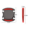 Sticker carbon fibre for nails, protective retroreflective transport