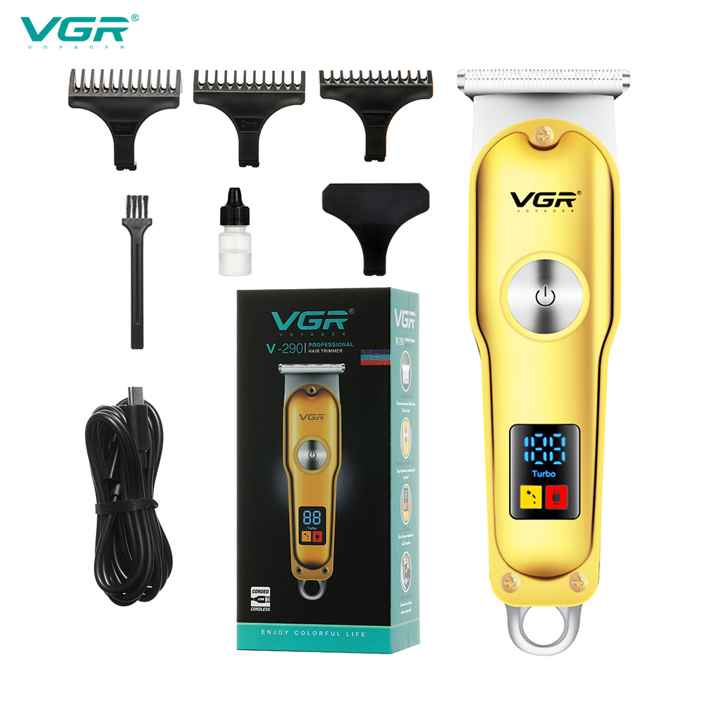 vgr hair clipper electric shaver engravi...