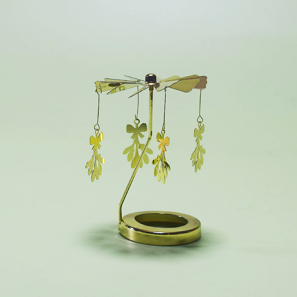 Profesional INS Amazon fabricante romántica aromaterapia vela de vidrio cubierta inteligente giratoria de acero inoxidable candelabro linterna