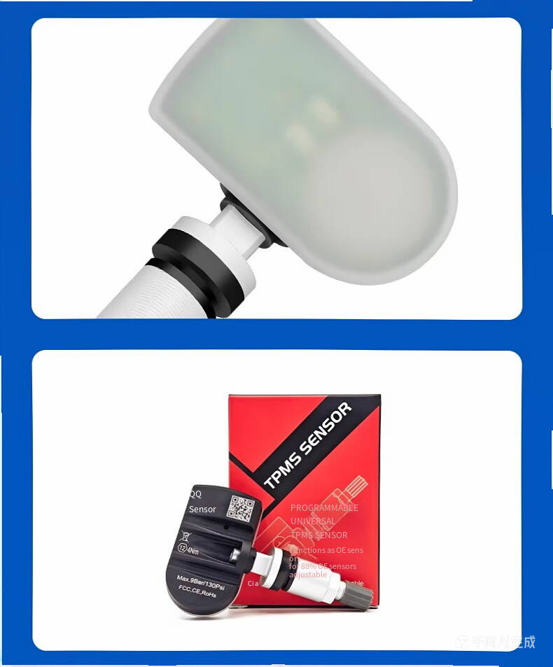 Universal 433/315MHz Programmable TPMS Sensor for Car Tires