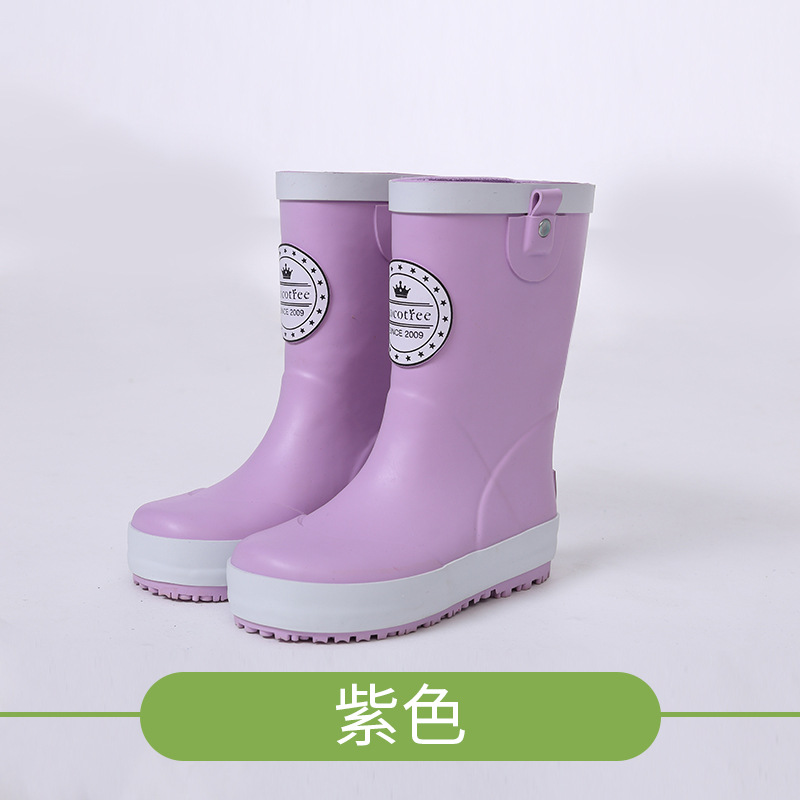 Kk Árbol Botas de lluvia para niños lindas Botas de lluvia para niños antideslizantes para estudiantes zapatos de agua especiales para niñas Princesa bebé Four Seasons Universal