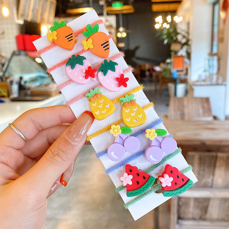 La cuerda del lazo del pelo del bebé la banda del pelo del pulgar de los niños tocado cuerda del pelo del bebé la niña no duele los accesorios del pelo de las muchachas de la banda de goma del pelo