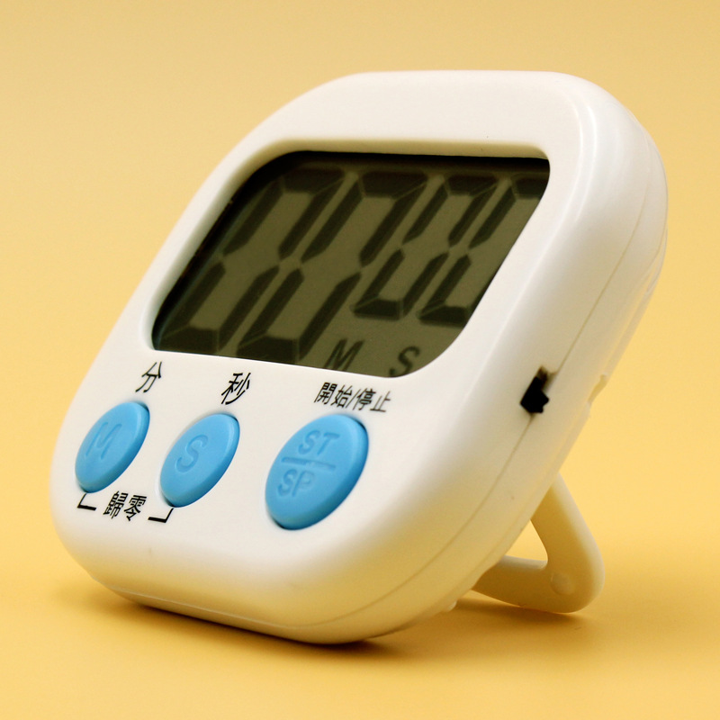 批发厨房定时器计时器提醒器大声学生器电子闹钟秒表可爱番茄钟厂
