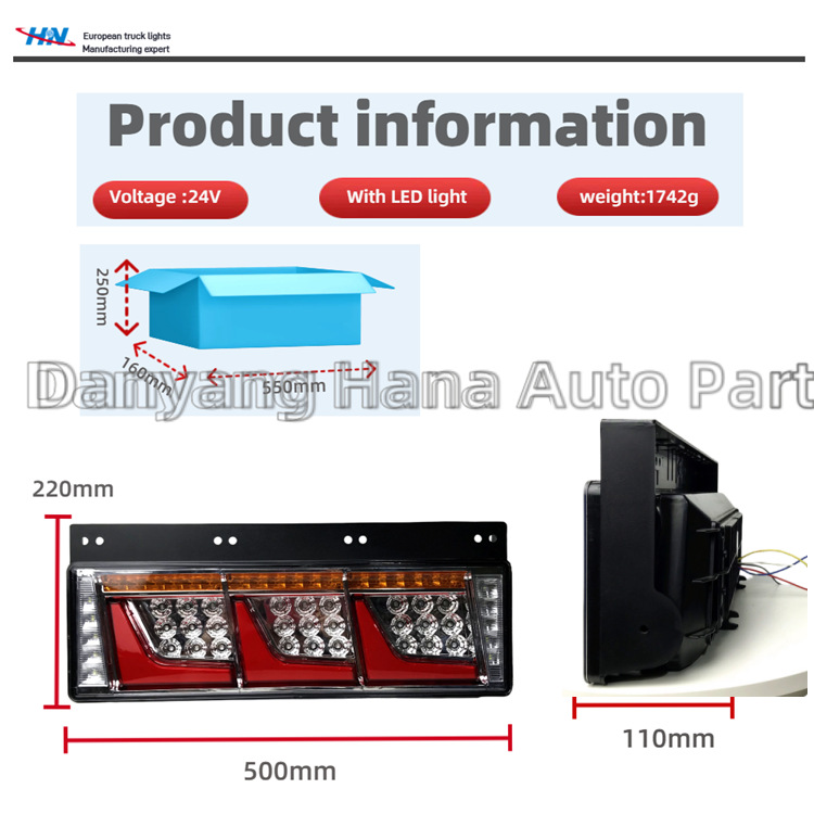 50 cm Japón LED camión luz trasera freno SUZUKI Mitsubishi FUSAN VISION Japón UD HINO camión ligero