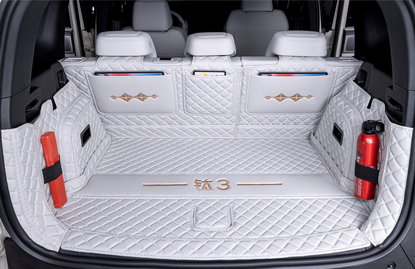 Equation Leopard Titanium 3 dedicated trunk mat, full-coverage rear trunk mat, car accessories, interior modification accessories section, front