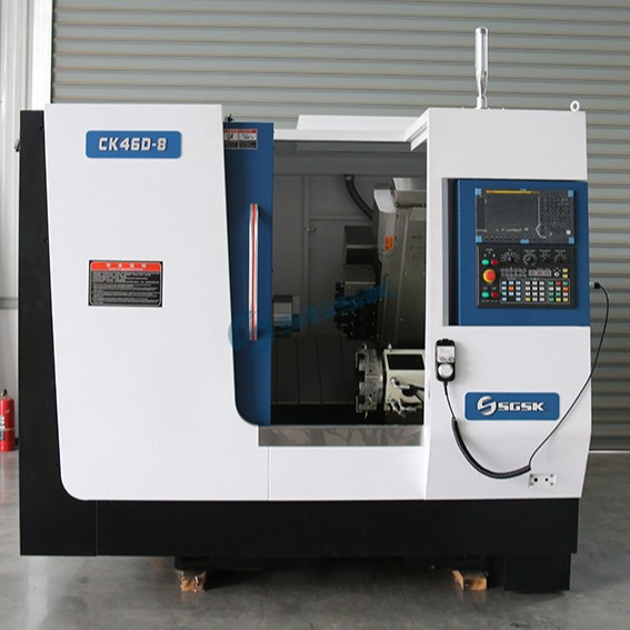 车铣复合数控车床SCK46D-8斜床身数控车车铣一体车床动力头数控车