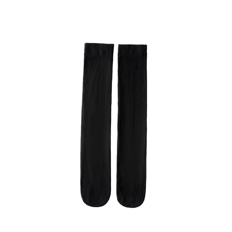 Autumn summer knee socks for elementary school students, velvet swan, mid length