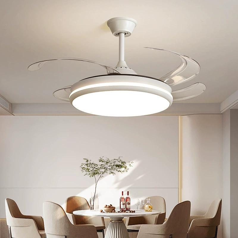 Невидимый современный минималистичный вентилятор для спальни и гостиной, потолочный светильник для капота, новая коллекция, защита глаз