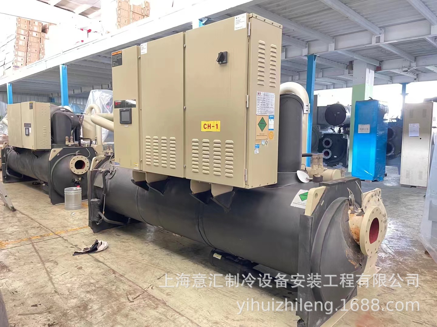 二手特灵螺杆冷水机制冷量662kw180冷吨销售与回收