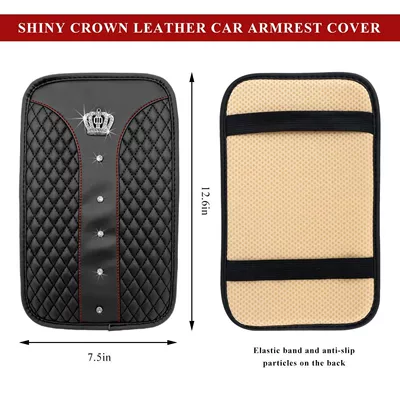Armrest box pad | embroidery car interior accessory
