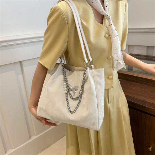 Large capacity armpit bag for women 2024 new fashion aesthetic casual butterfly handbag aesthetic tote bag