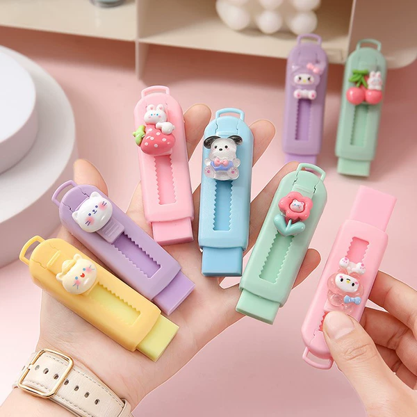 [Push and Pull Eraser] Cartoon Mixed Hair