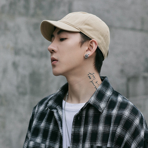 Short brim hat men's summer duckbill cap trendy brand sun protection casual breathable new men's sunshade baseball cap