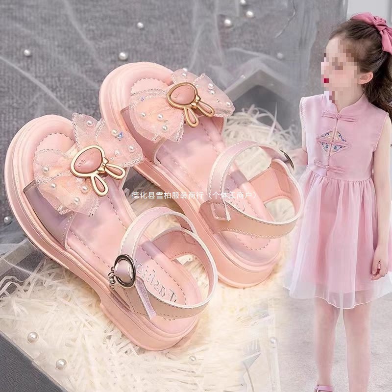 女童鞋凉鞋年新款夏季夏款儿童软底鞋子小女孩单鞋洋气公主鞋