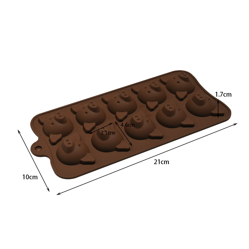 Molde de Silicona para Chocolate DIY, Multiuso con Formas de Dibujos Animados para Repostería