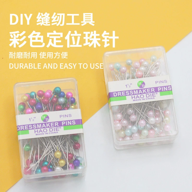 Позиционирование Цвета Жемчуг Иглы Штифт Одежда Ручная Вертикальная Резка Игла Перл Установка Иглы Перл