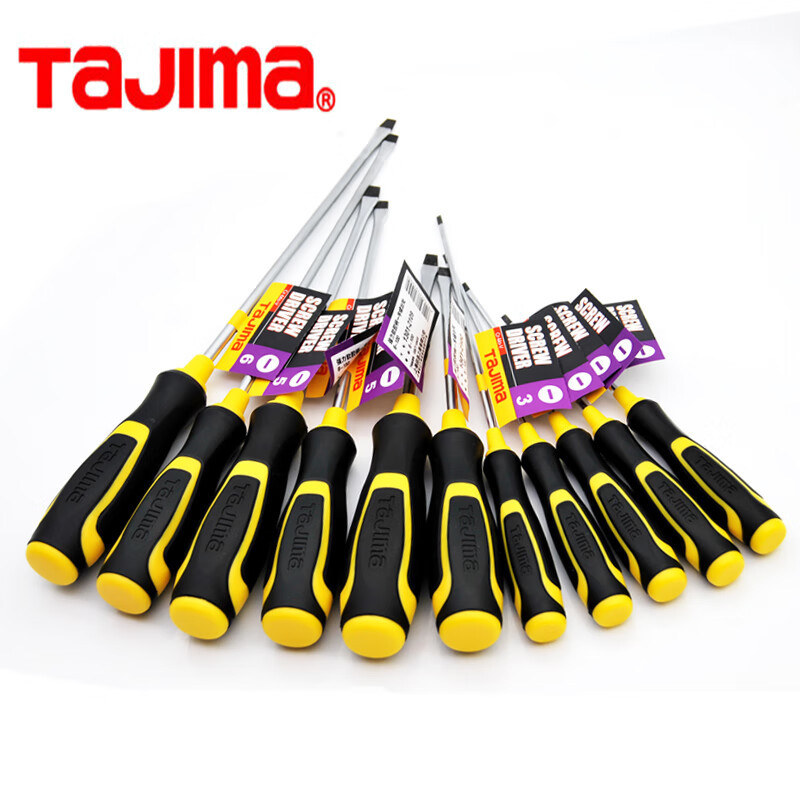TAJIMA TAJIMA 1301 - 2102 mango de goma blando fuerte un tornillo en forma de lote 5 - 100