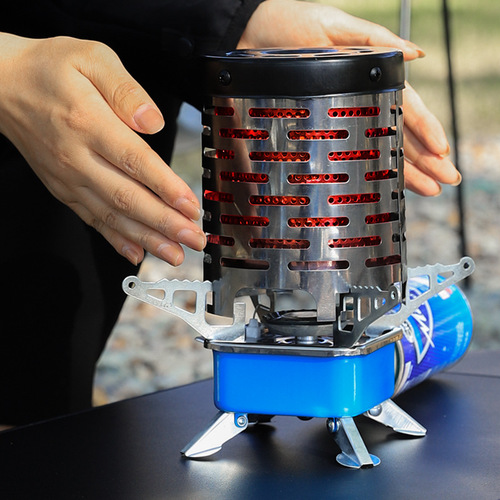 Outdoor camping stove heating cover mini heating stove picnic hand warmer stainless steel hand stove autumn and winter heater