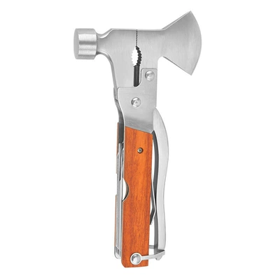 Outdoor claw hammer portable multi-function combination tool car self-defense self-driving tour wild survival EDC life-saving outfit (Qəza çəkici) - ax-hammer