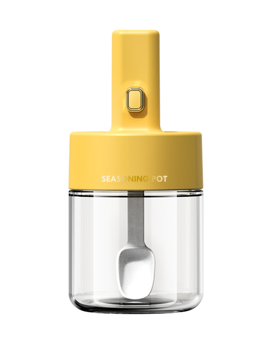 Vidrio directo de fábrica tarro de condimento retráctil cuchara condimento caja condimento botella condimento tarro condimento botella al por mayor