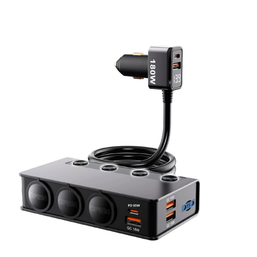 Lighter, charger, 180W, high power, 65W