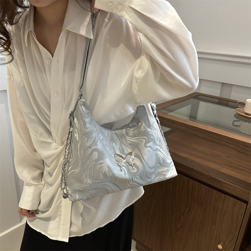 Bagos de mariposa de terciopelo teñidos 2024 nueva mochila multifuncional de gran capacidad mochila de viaje