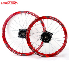 クロスカントリーバイクアルミ合金1.40X14インチハブデカール1.85X12インチアルミリングリム