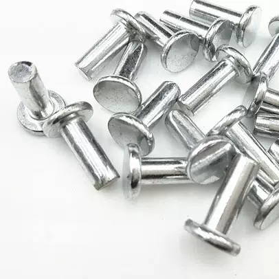 GB109镀锌平头铁铆钉铁实心铆钉镀白色铁钉3mm系列【1公斤起拍】