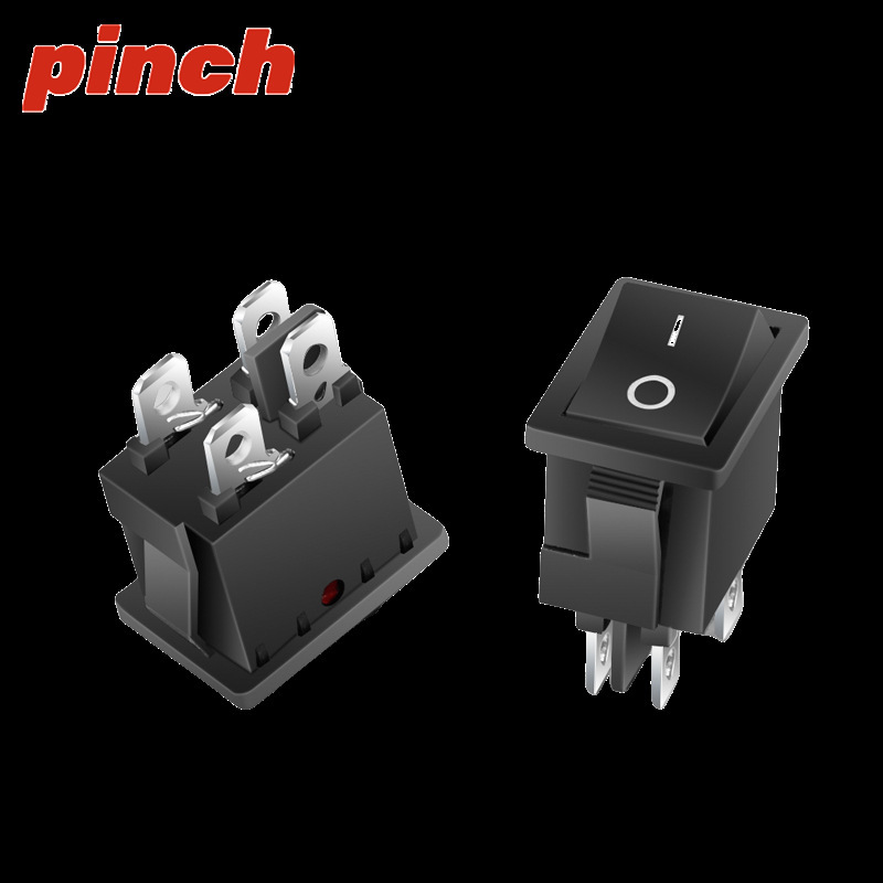KCD1小型船型スイッチ3a 6a 250v 6足3段234足2段ライト付き浄水器電子船型反り板|undefined