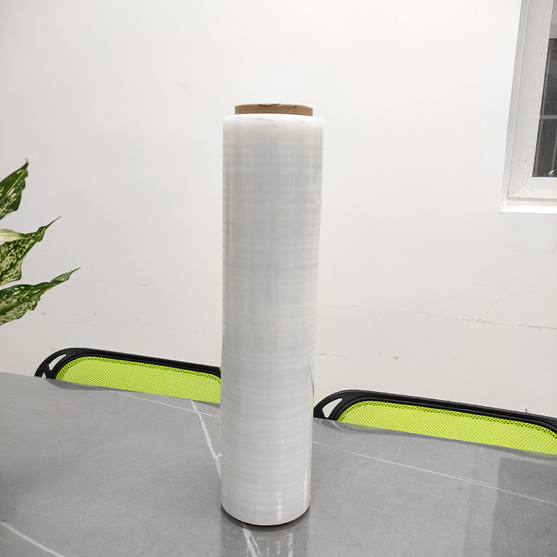 Película de envoltura de estiramiento Guangzhou máquina industrial PE película de envoltura Película de envoltura de embalaje PE autoadhesiva película de embalaje PE