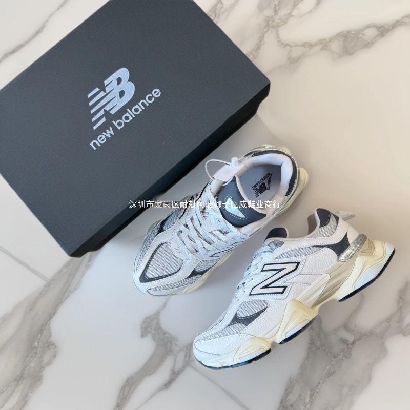 Putian Pure Original Nb9060 European and American Cross-Border Supply Millennium Elephant Hoof Style Breathable Height-Increasing Thick-Soled Running Shoes for Men and Women