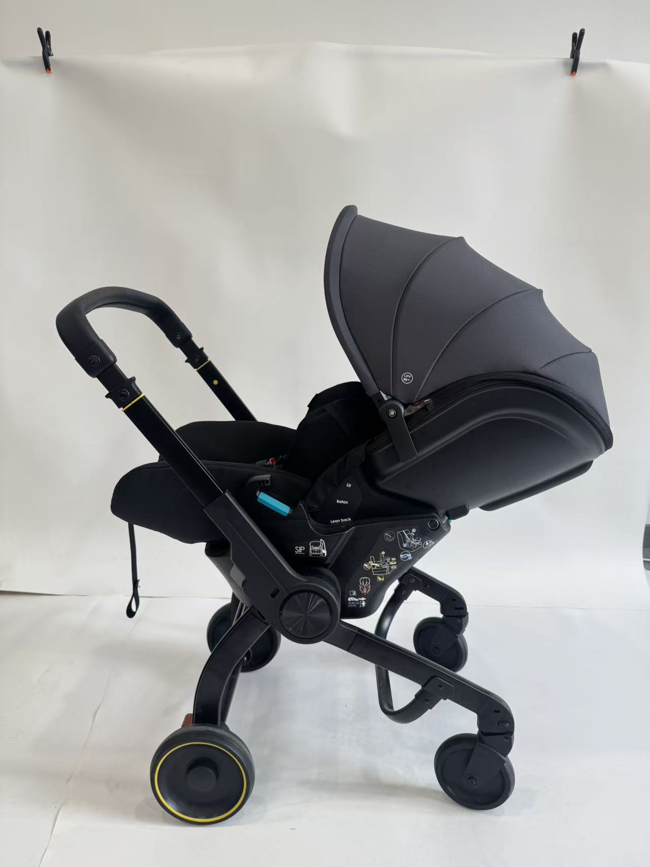 Nuevo carro de bebé 4 en 1, 1 año 0 - 24 meses, asiento de seguridad para bebés, carro de caballo mecedor