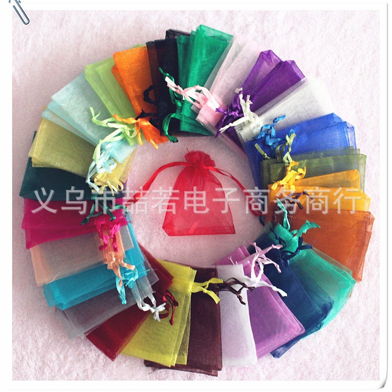 The spam of yarn gauze gauze bag spot hi sugar bag pearl yarn bag…