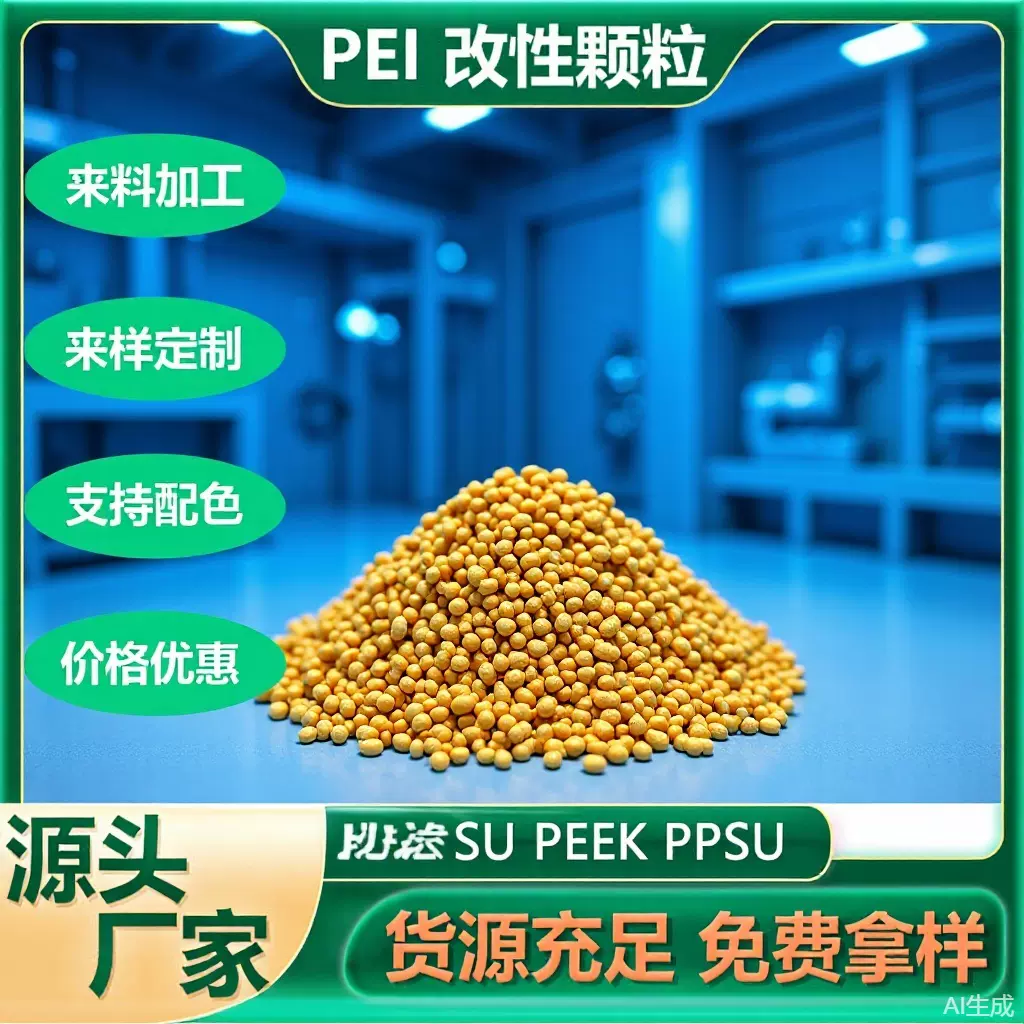 改性PEI聚醚酰亚胺抽粒棒材塑钢眼镜专用料SY-1000F注塑可塑