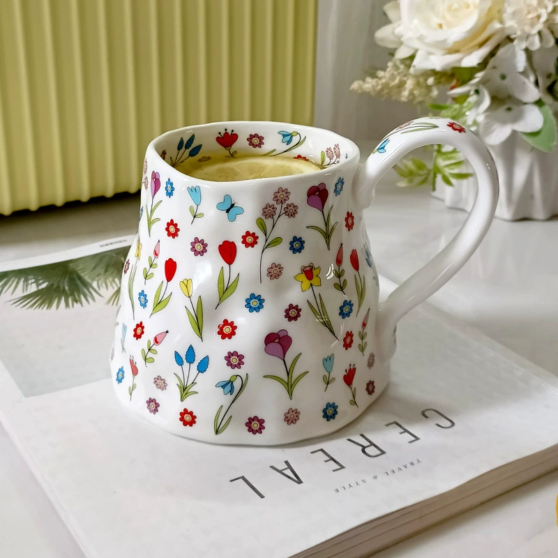 Кружка Mug, премиальная легкая керамическая чашка cartoon с большой емкостью, 400/600 мл, опция подарочной коробки