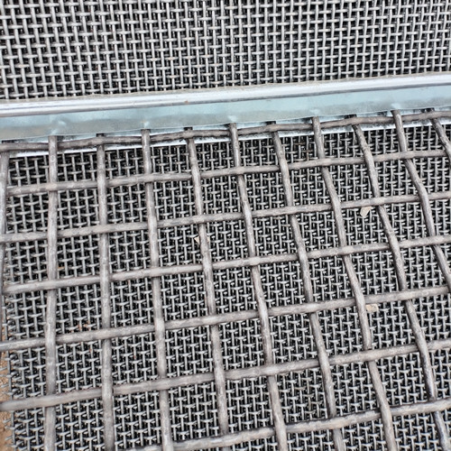 振动筛网耐磨65锰钢筛沙网矿用砂石筛分不锈钢编织网轧花镀锌铁网