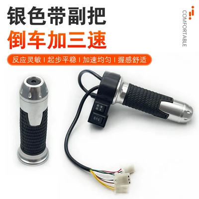 Other Electric Vehicle Accessories | Reverse Gear, Electric Tricycle - rice-grain-silver-three-speed-reverse-handlebarpaid