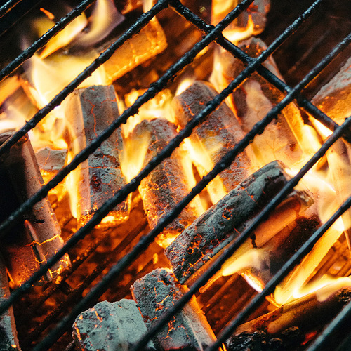 Barbecue charcoal household quick-burning bamboo charcoal machine-made bamboo charcoal block wholesale steel carbon special indoor smokeless charcoal fire for heating