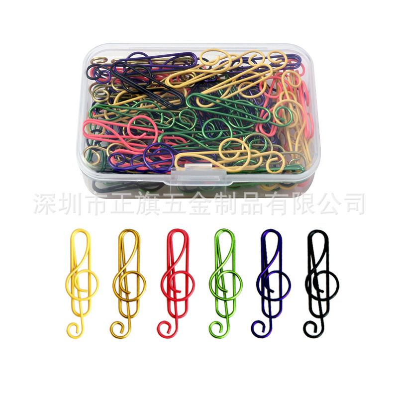 Color transfronterizo metal animal en forma de clip de papel forma creativa clip de papel Oficina marcador titular caja traje