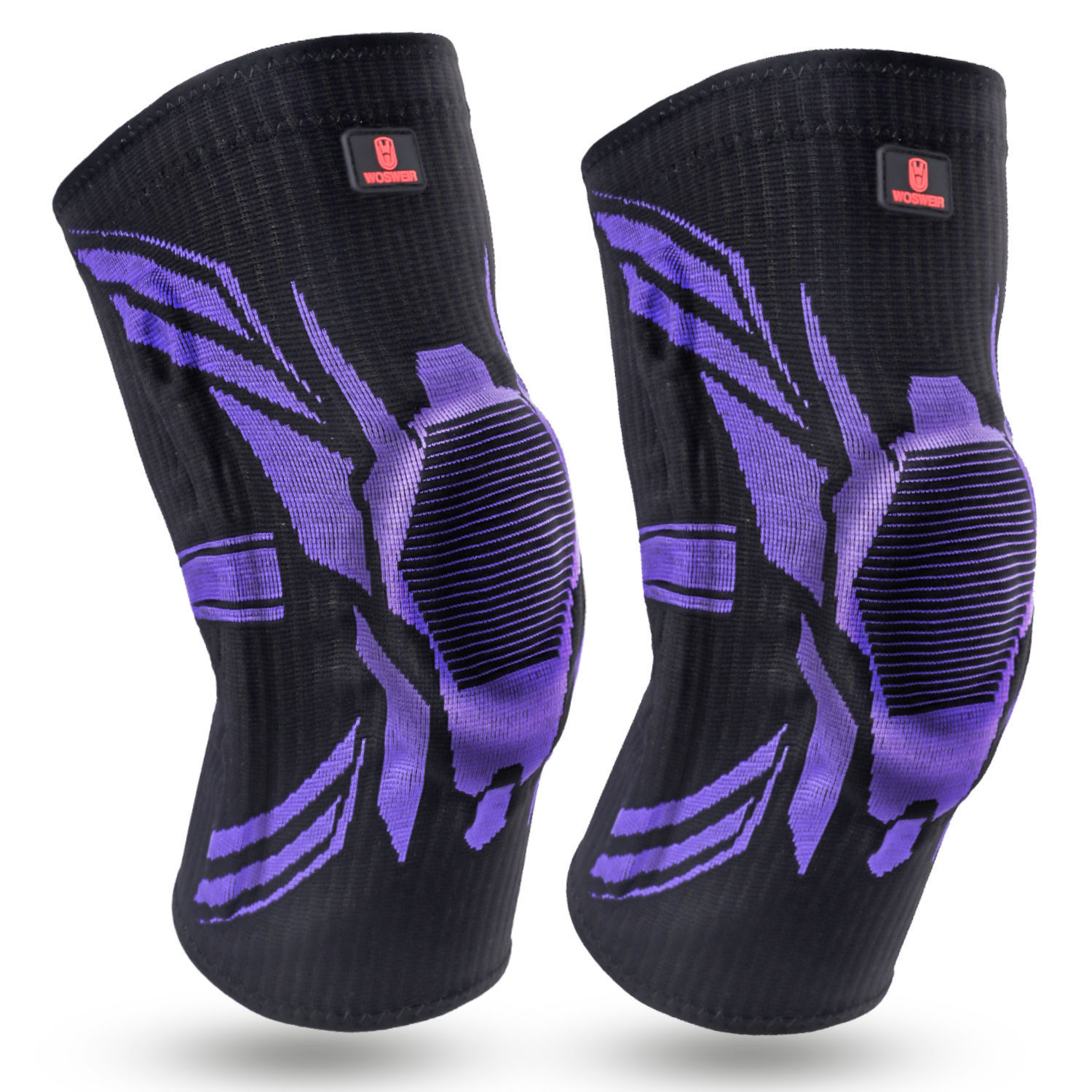 Rodilleras deportivas de verano para saltar la cuerda de nailon alargada para correr baloncesto para hombres y mujeres cubierta protectora profesional antideslizante para rodillas