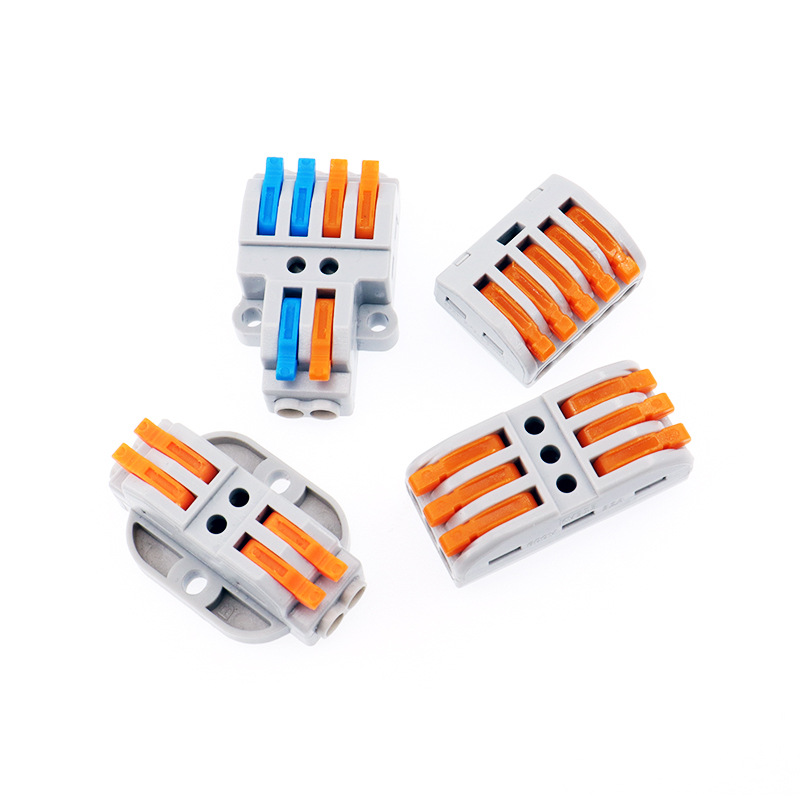 Quick-wire terminal connector: The ultimate tool for wire branching—compatible with six-in, six-out high-power current connections.