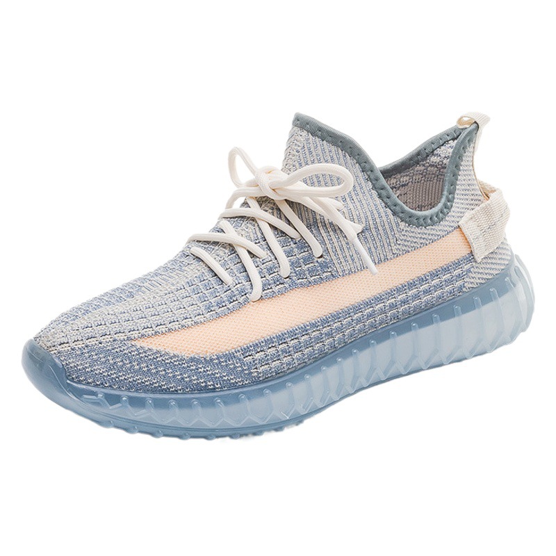 Zapatos de coco de pareja fondo de palomitas primavera y verano versátil casual zapatilla de deporte transpirable de los hombres zapatos de fondo suave fabricante de las mujeres