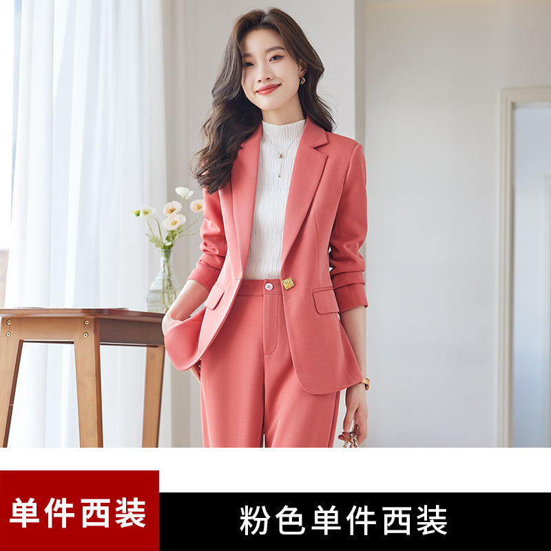 Fuchsia classic suit jacket