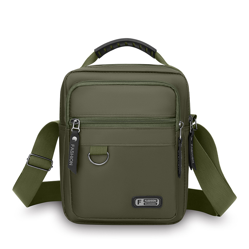 2025 nuevo bolso de moda para hombres simple ocio bolso de hombro de negocios de nylon de viaje versátil bolso de mano vertical