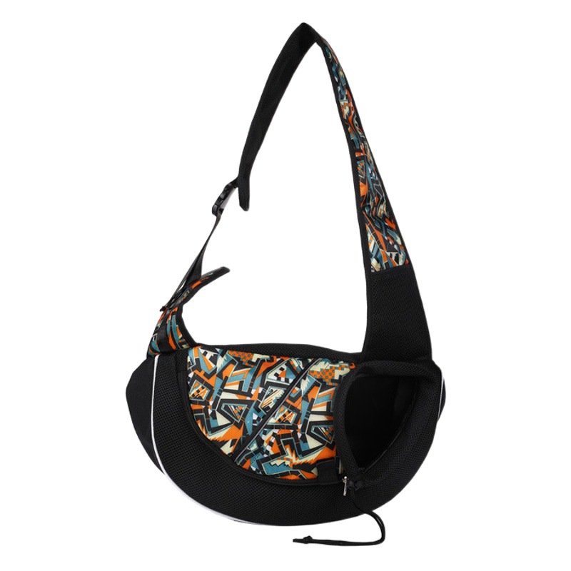Factory outdoor small and medium-sized cat and dog travel bag breathable comfortable pet backpack portable pet bag crossbody bag